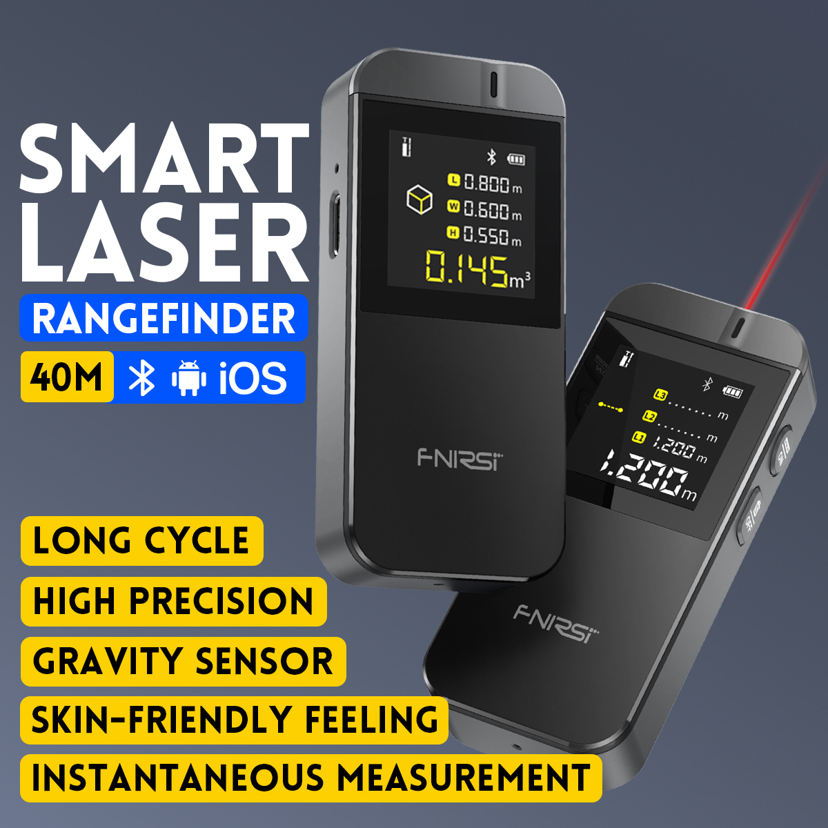 Industrial Laser Training - FNIRSI IR40 Digital Laser Tape Measure