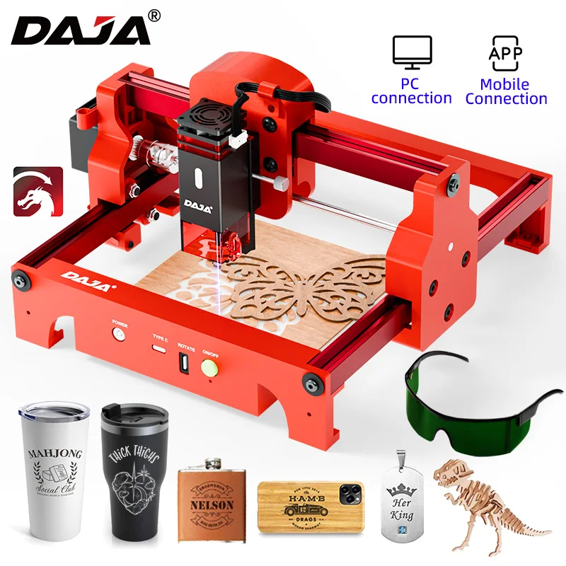 Laser Engraving Software - DAJA A7 Laser Engraver 5W Mini