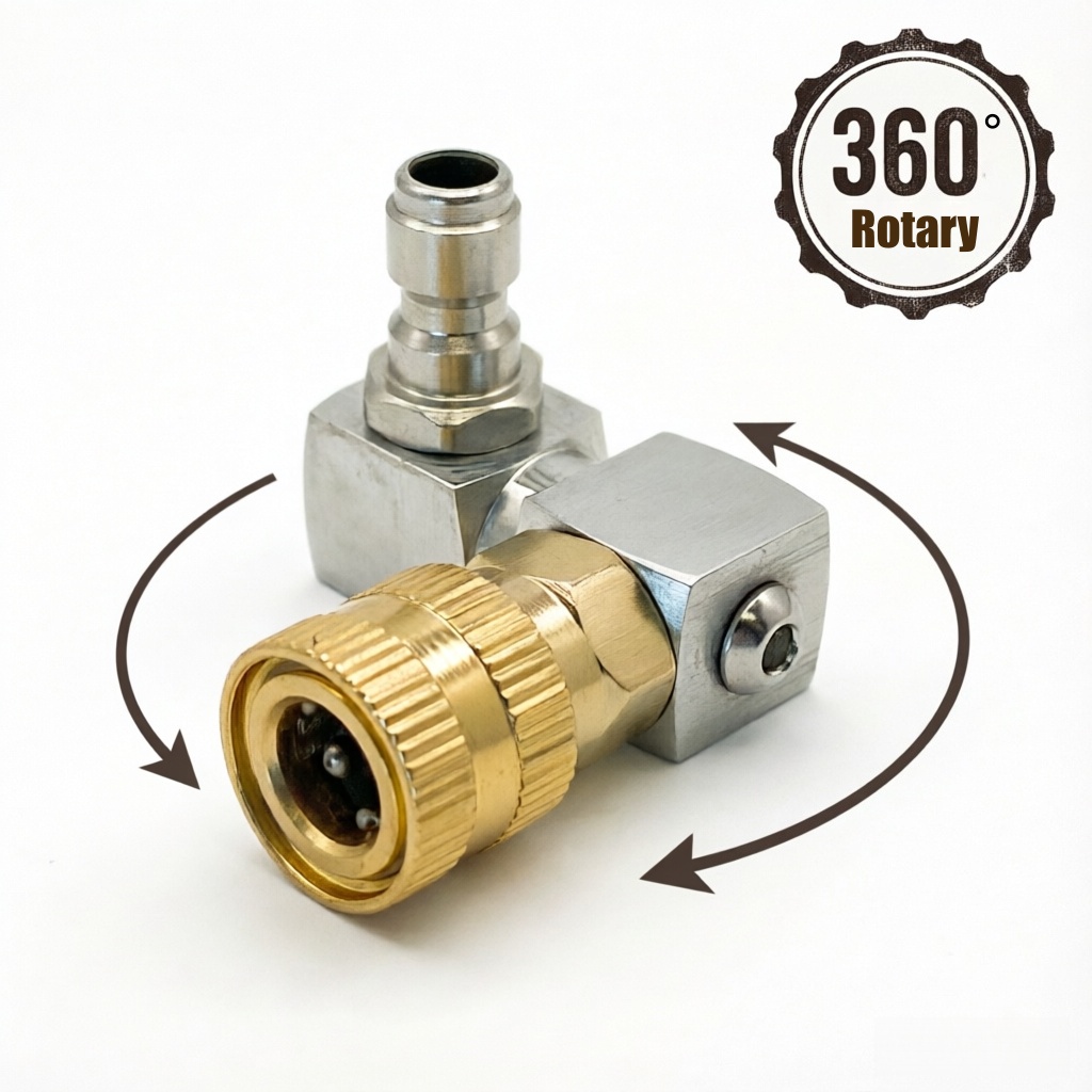 Laser Nozzle Ceramic - 360° Rotating Pressure Washer Gun Jet