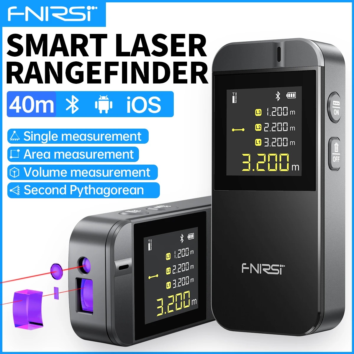 Industrial Laser Training - FNIRSI IR40 Digital Laser Tape Measure