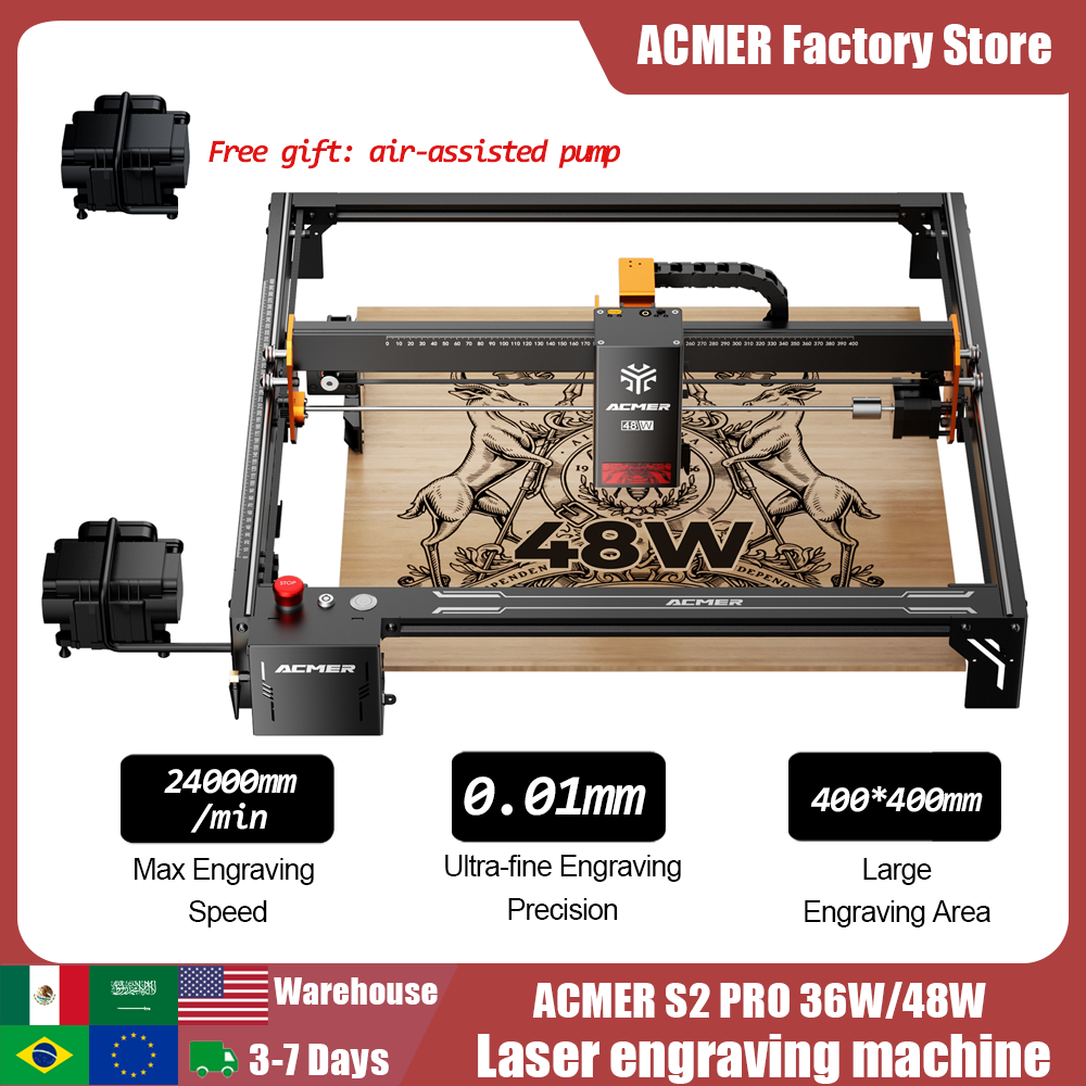 Laser Engraving Software - ACMER S2 PRO 36W/48W Laser Engraver
