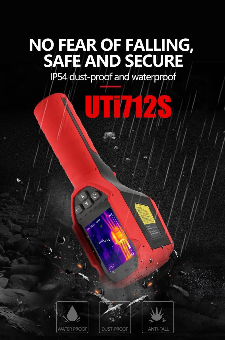 Industrial Laser Pointer - UNI-T UTi712S Thermal Camera Portable Infrared