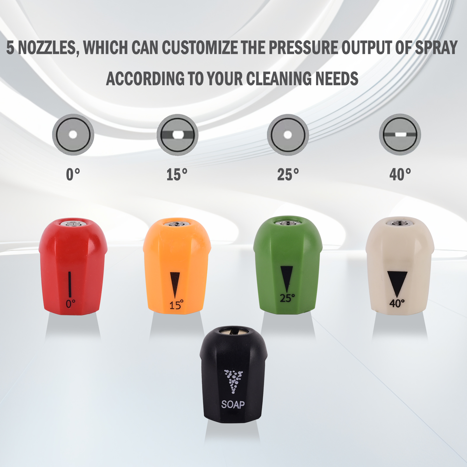 Pressure Washer Nozzle Tips 5  - Laser Nozzle Ceramic 리뷰 및 가격