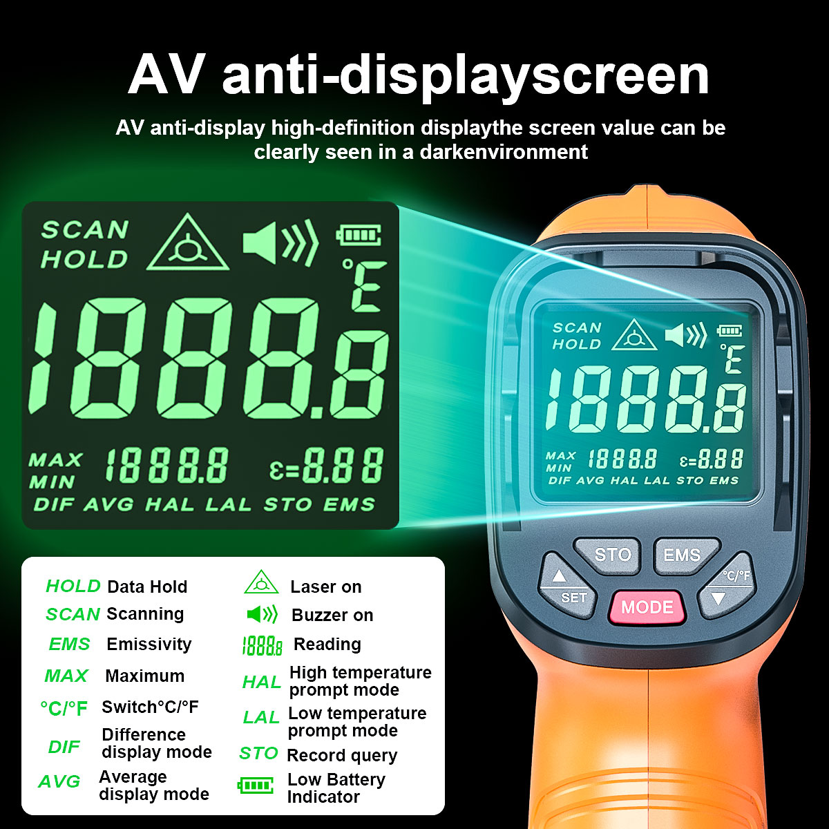 1pc Infrared Thermometer  High - Industrial Laser Pointer 리뷰 및 가격