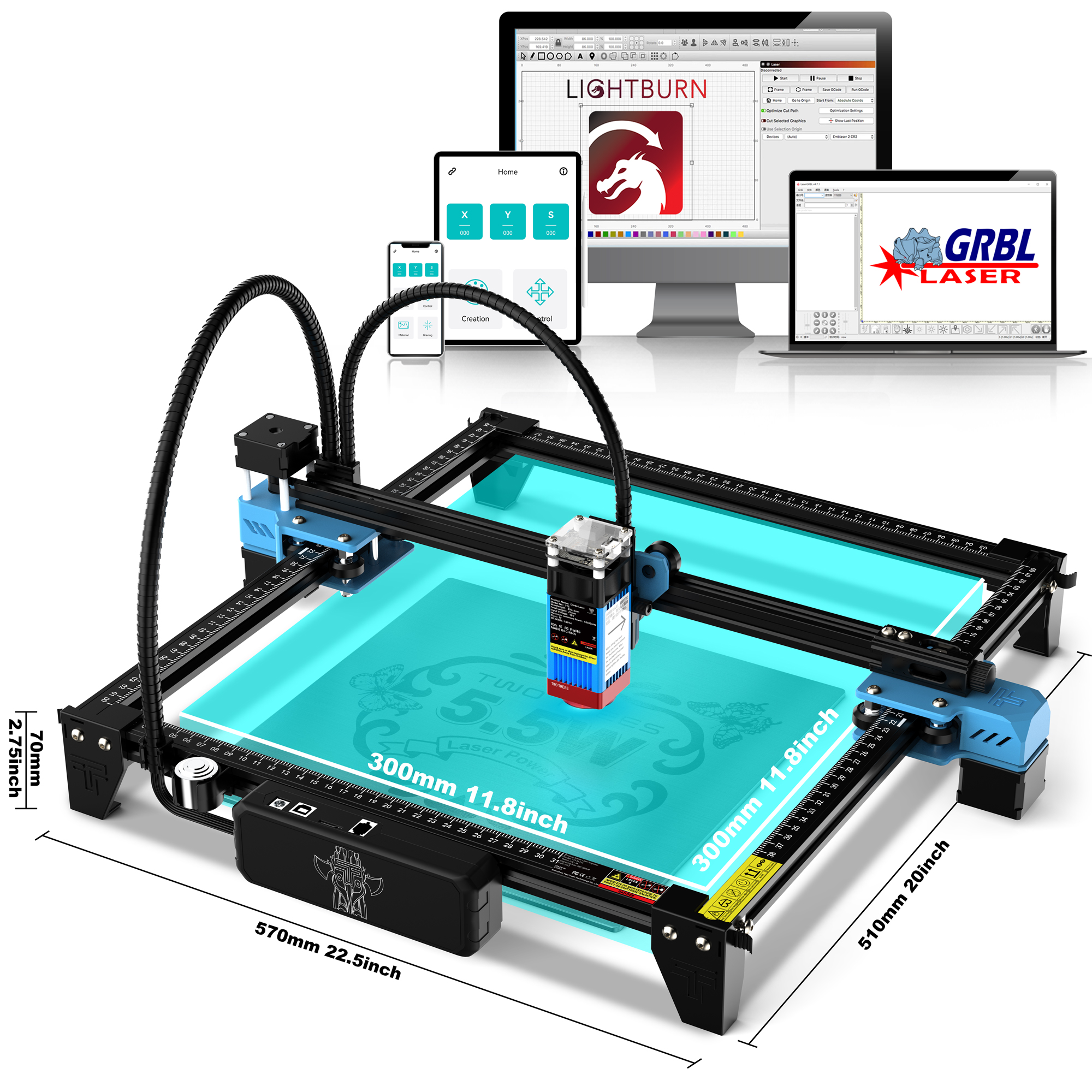 Twotrees Laser Engraving Machi - Industrial Laser Engraver For Metal 리뷰 및 가격
