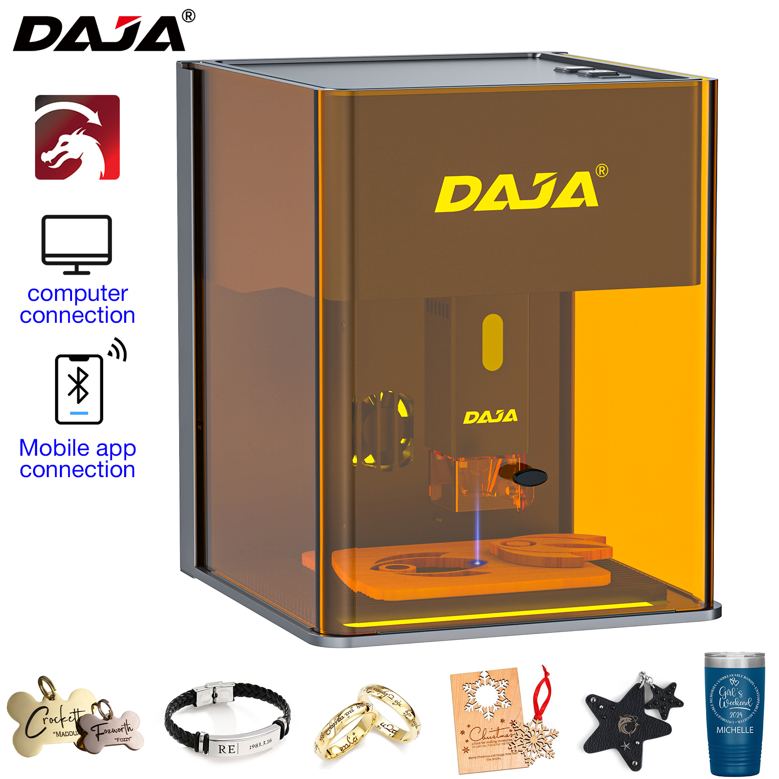 DAJA DJ6 Pro Mini Laser Engrav - Laser Engraving Software 리뷰 및 가격