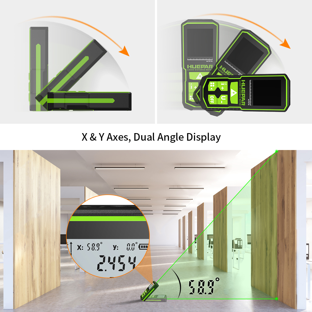 Huepar Laser Rangefinder Digit - Industrial Laser Training 리뷰 및 가격