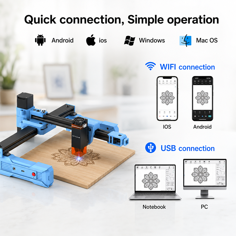 Artilume D2 2.5/6W Foldable La - Industrial Laser Engraver For Metal 리뷰 및 가격