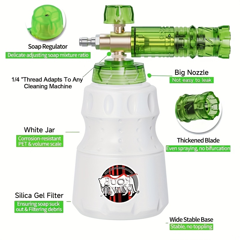 Pressure Washer Aluminum Foam  - Laser Nozzle Ceramic 리뷰 및 가격