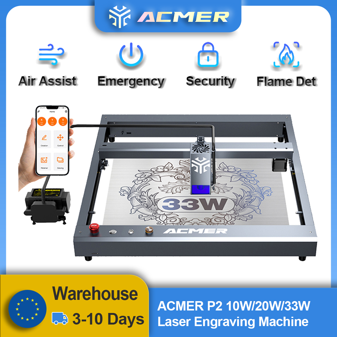 ACMER P2 Laser Engraver 33W 20 - Laser Engraving Software 리뷰 및 가격