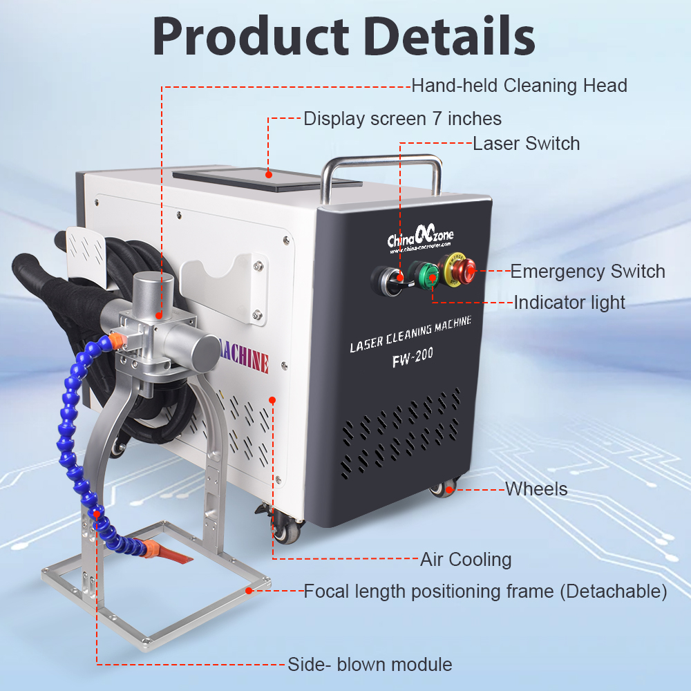 JPT 200W Pulsed Laser Cleaning - Industrial Laser Cleaner 리뷰 및 가격