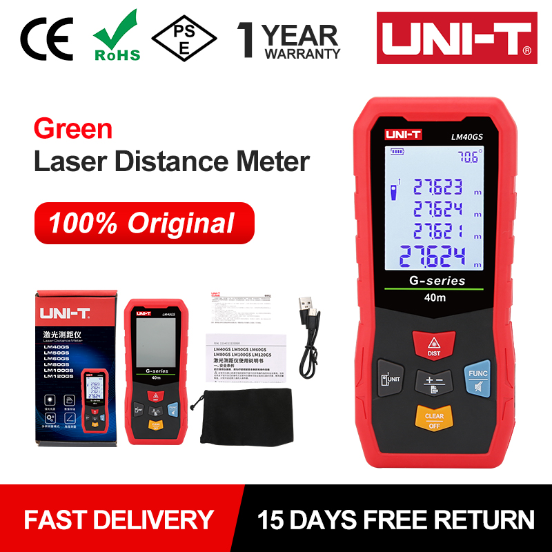 UNI-T 40m Green Laser Distance - Industrial Laser Training 리뷰 및 가격