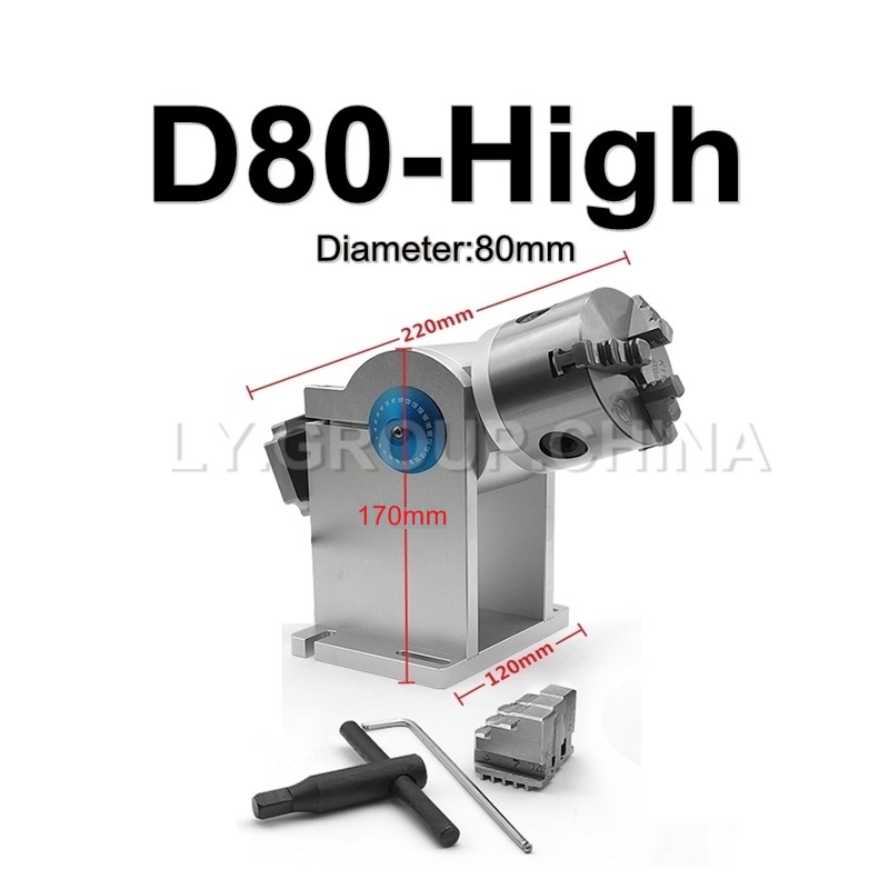 80mm Chuck D80 3 Claws Rotary  - Co2 Laser Engraving Machine 리뷰 및 가격
