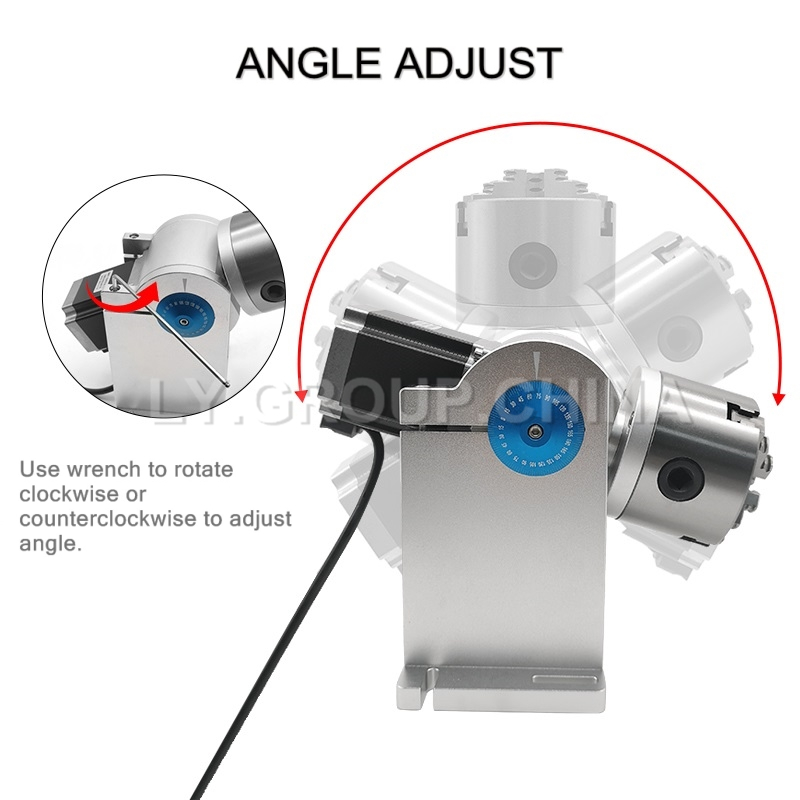 80mm Chuck D80 3 Claws Rotary  - Co2 Laser Engraving Machine 리뷰 및 가격