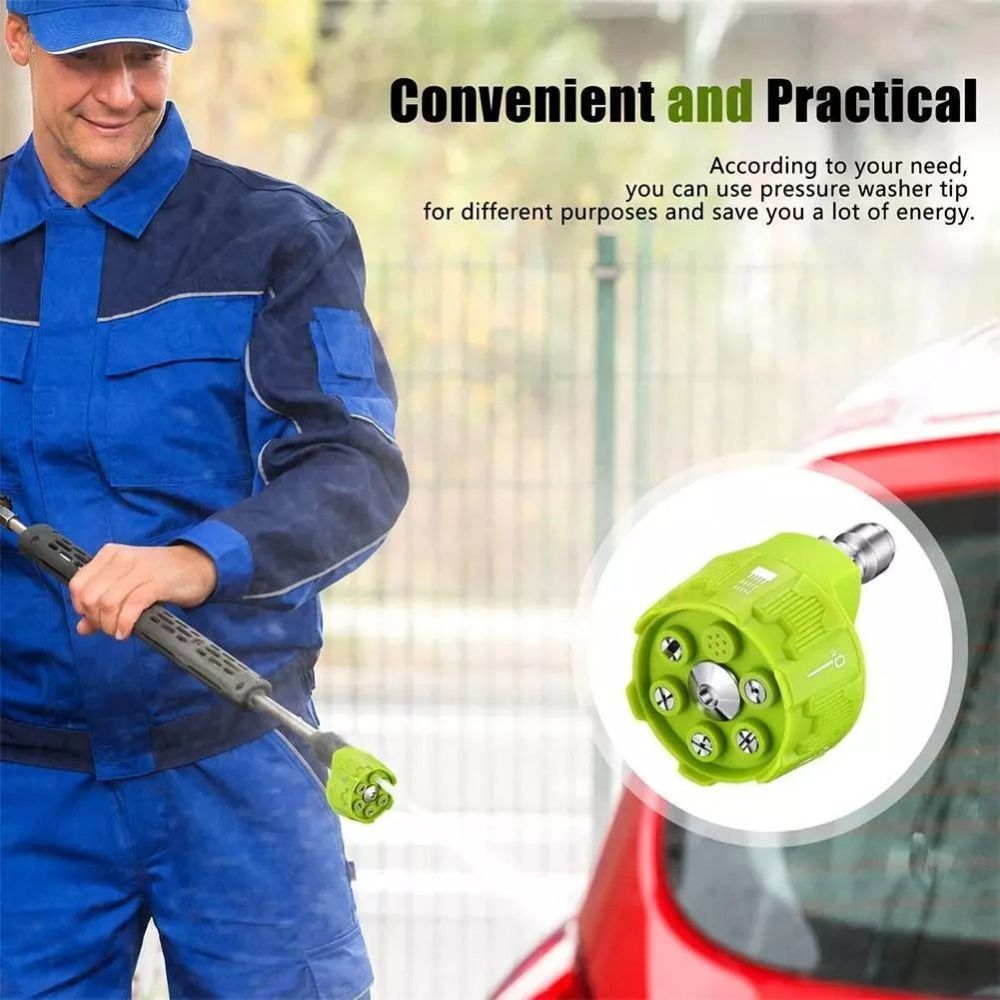 New 6in1 Pressure Washer Nozzl - Laser Nozzle Ceramic 리뷰 및 가격
