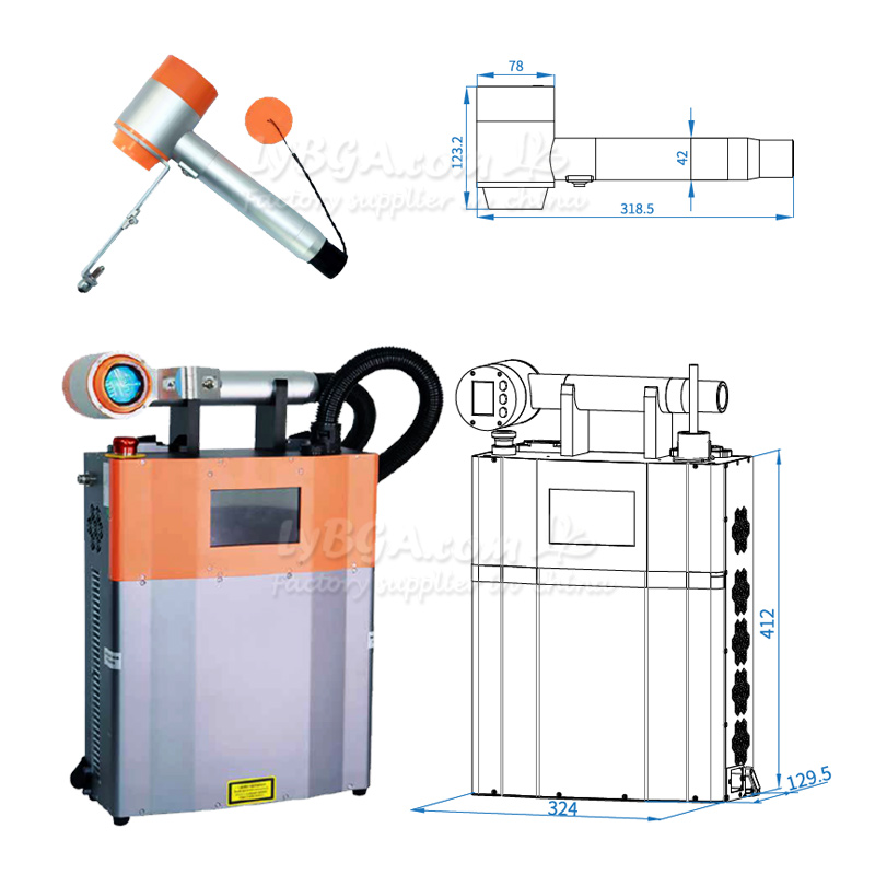 LY-LCG100A 100W Pulsed Laser C - Industrial Laser Cleaner 리뷰 및 가격