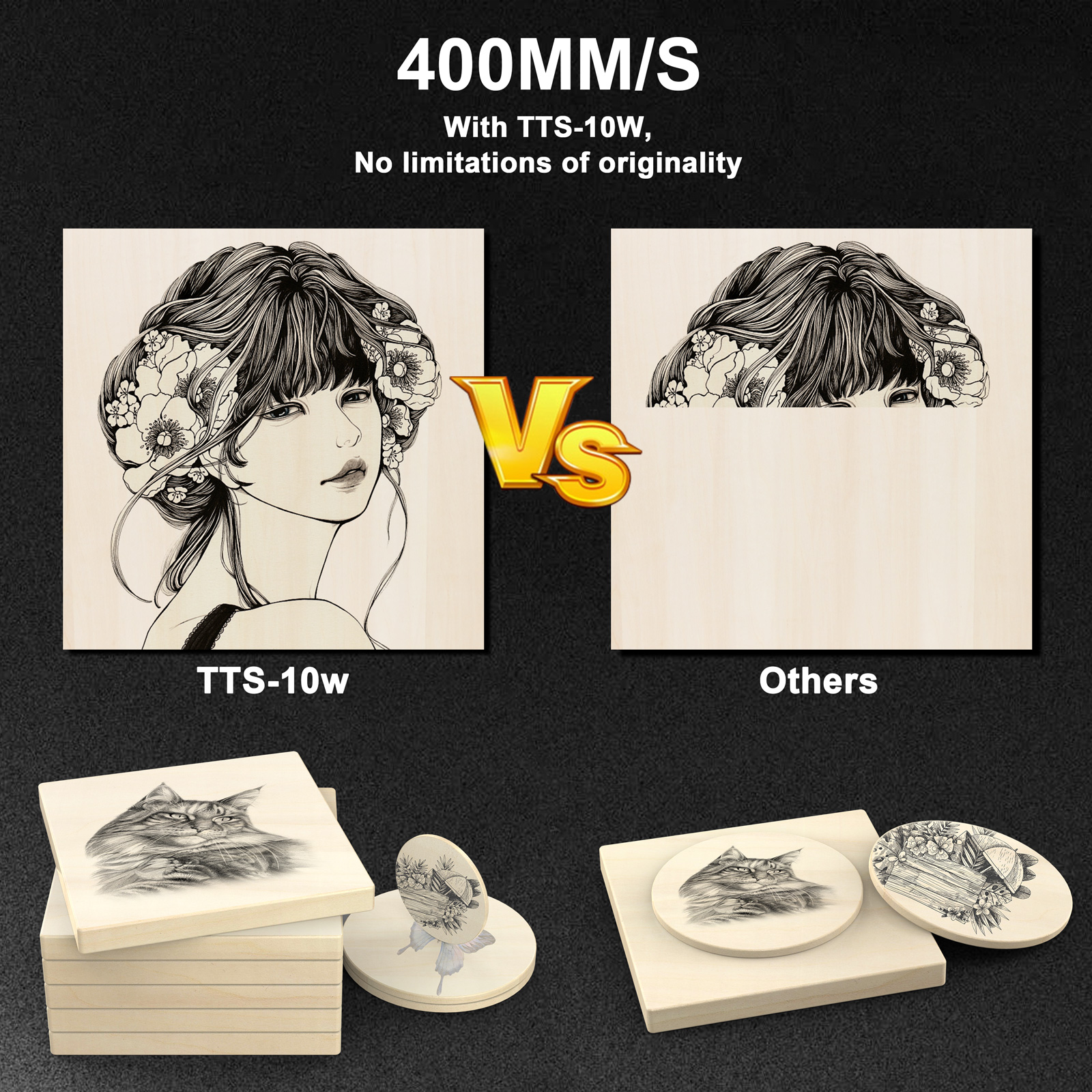 TWOTREES TTS-10 Pro Laser Engr - Industrial Laser Engraver For Metal 리뷰 및 가격