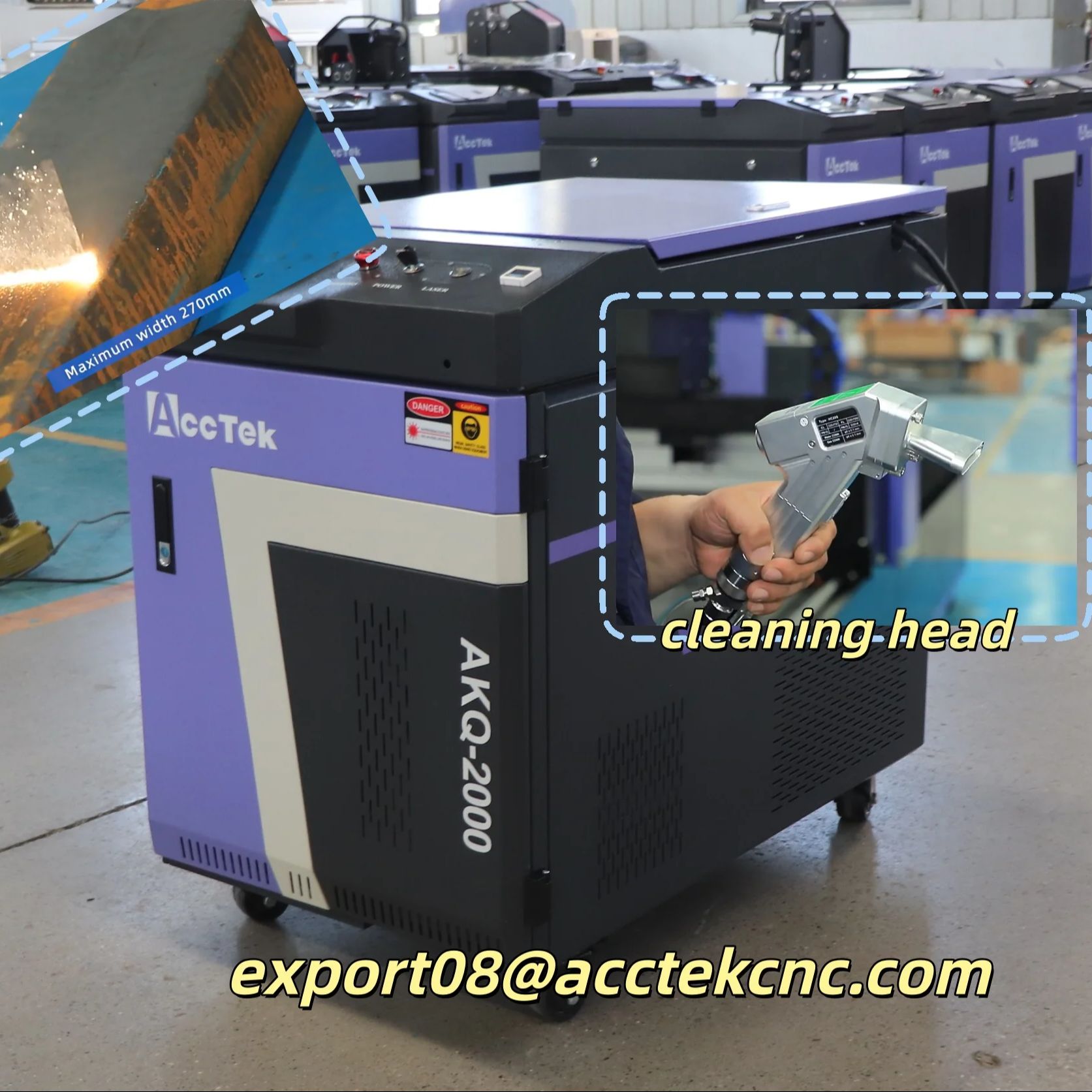 Hot Sale Continue 2000W Handhe - Industrial Laser Cleaner 리뷰 및 가격