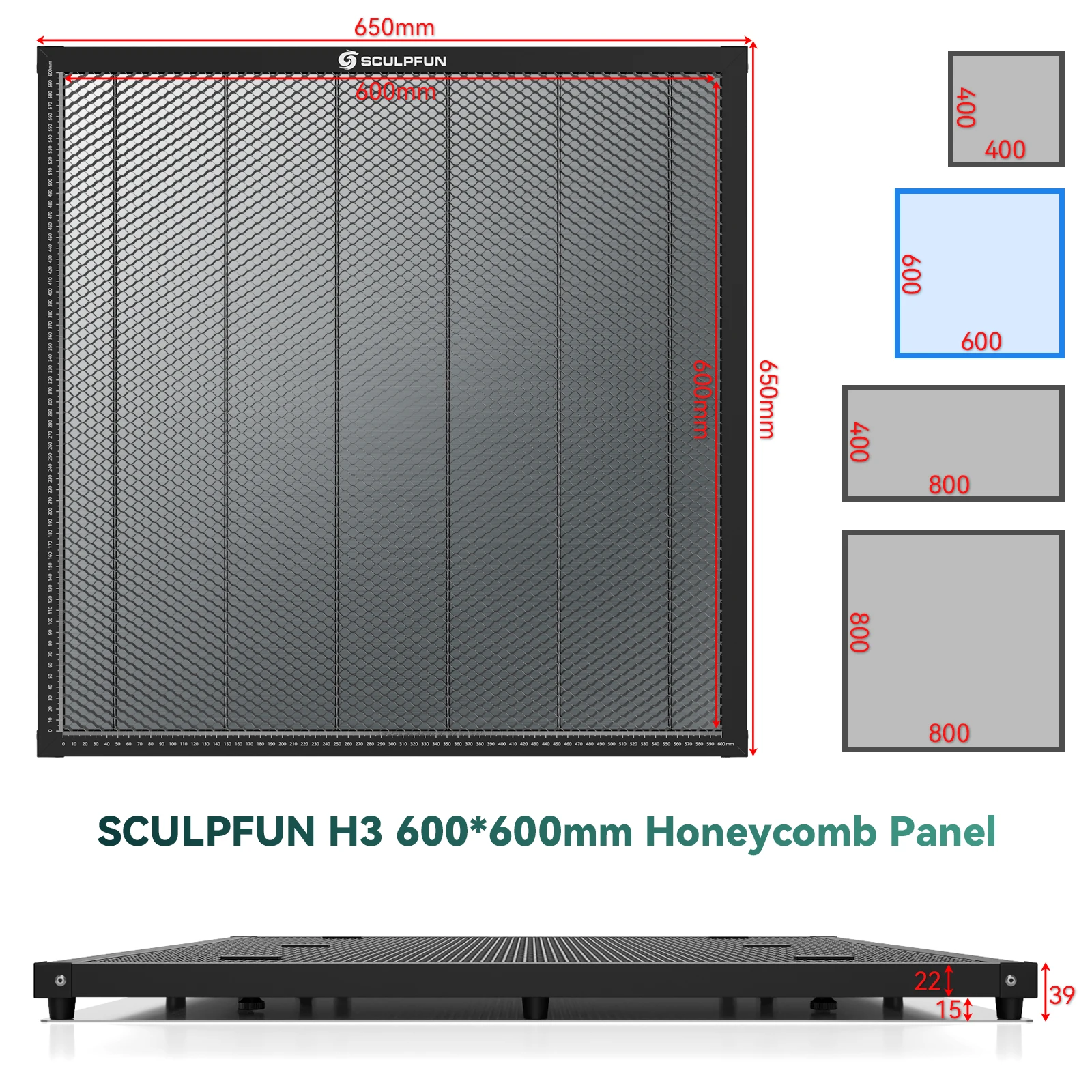 SCULPFUN 600x600mm Honeycomb P - Co2 Laser Engraving Machine 리뷰 및 가격