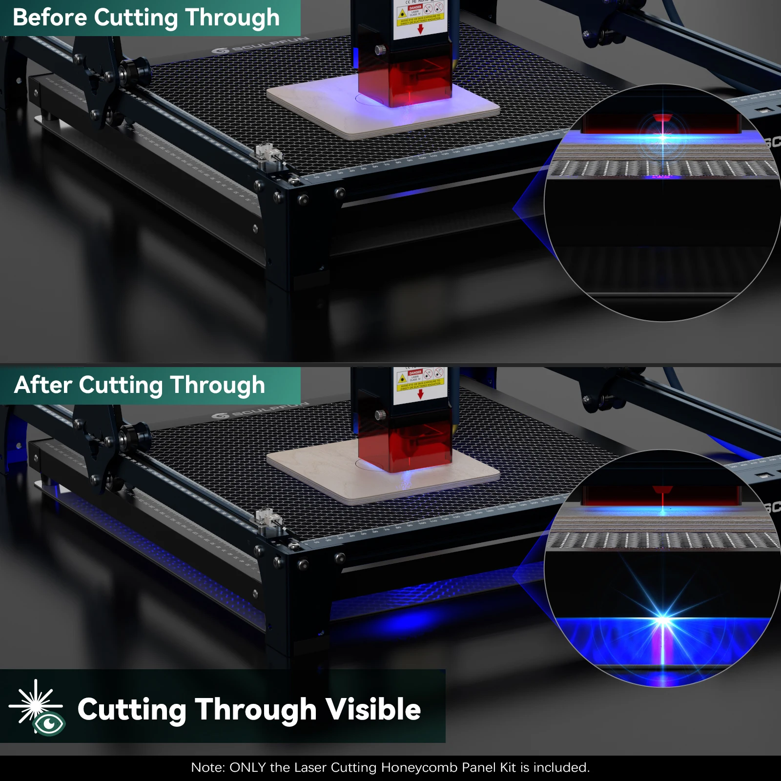 SCULPFUN 600x600mm Honeycomb P - Co2 Laser Engraving Machine 리뷰 및 가격