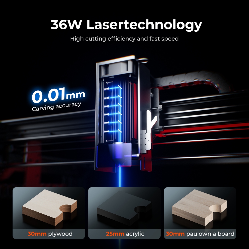 ACMER S2 PRO 36W/48W Laser Eng - Laser Engraving Software 리뷰 및 가격