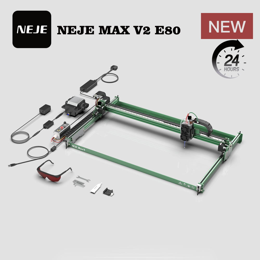 NEJE MAX V2 E80 80W 455nm Lase - Industrial Laser Engraver For Metal 리뷰 및 가격
