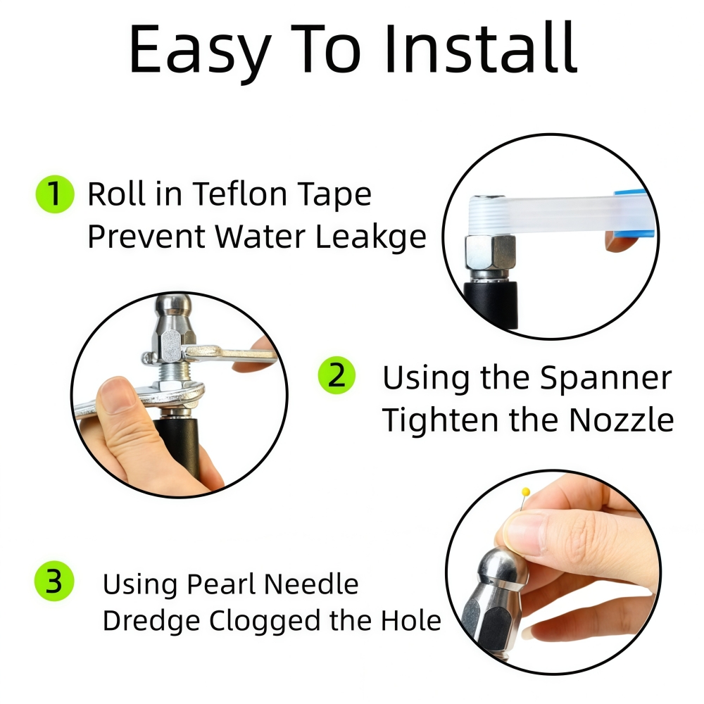 5~50m Pressure Washer Sewer Je - Laser Nozzle Ceramic 리뷰 및 가격