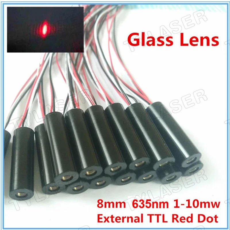 External TTL 8mm 635nm Red Dot - Industrial Laser Pointer 리뷰 및 가격