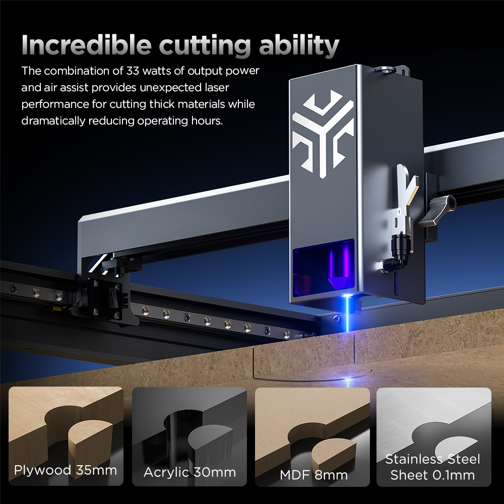 ACMER P2 Laser Engraver 33W 20 - Laser Engraving Software 리뷰 및 가격