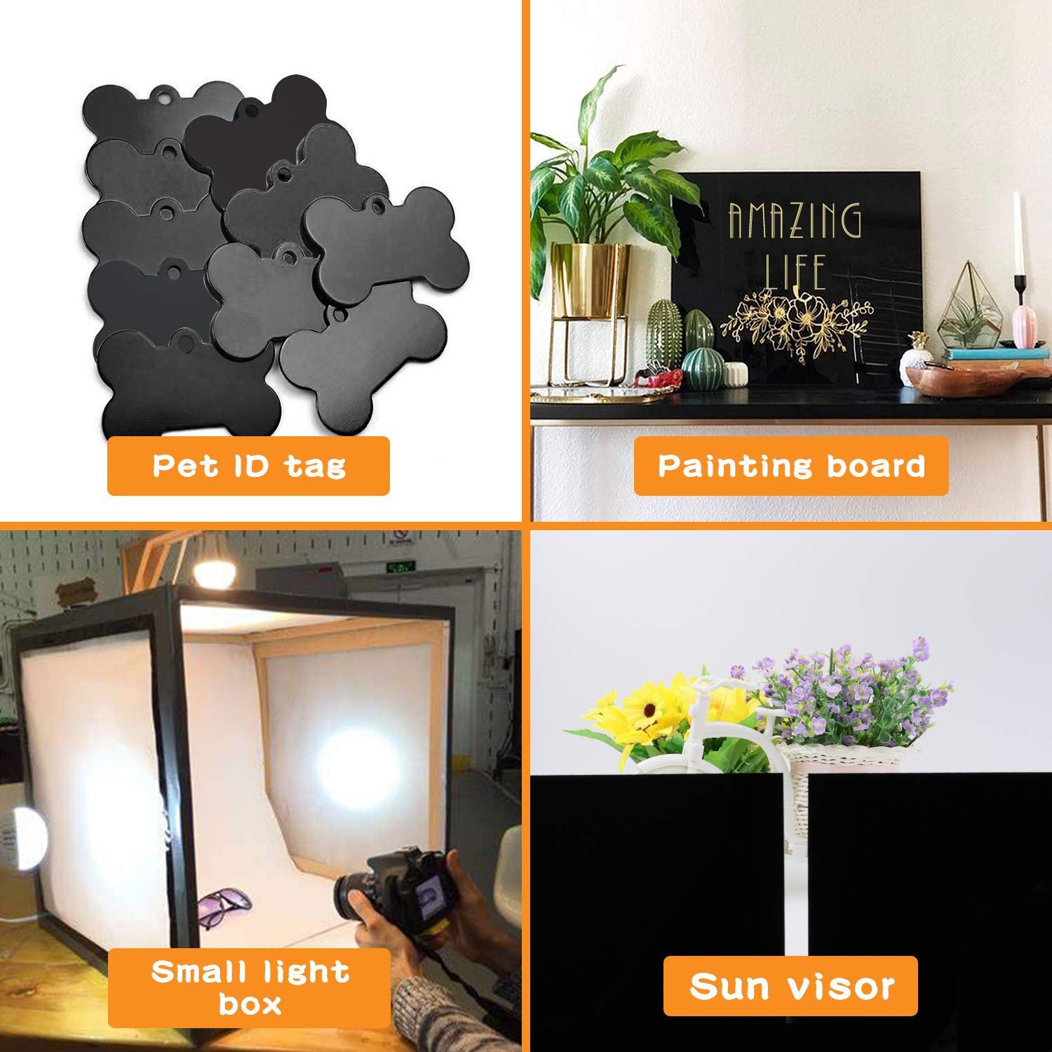 Acrylic Sheet Sheet Black Plex - Laser Engraving Software 리뷰 및 가격