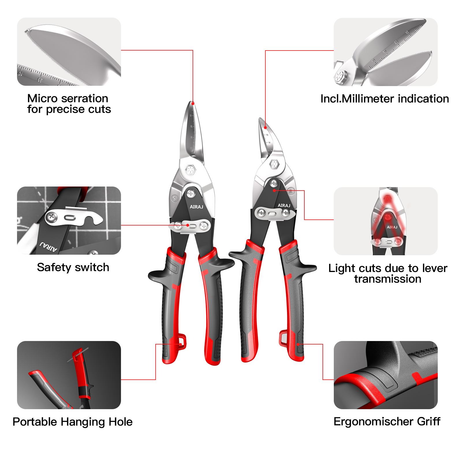 AIRAJ  Aviation Scissor Tin Sn - Industrial Laser Drill 리뷰 및 가격