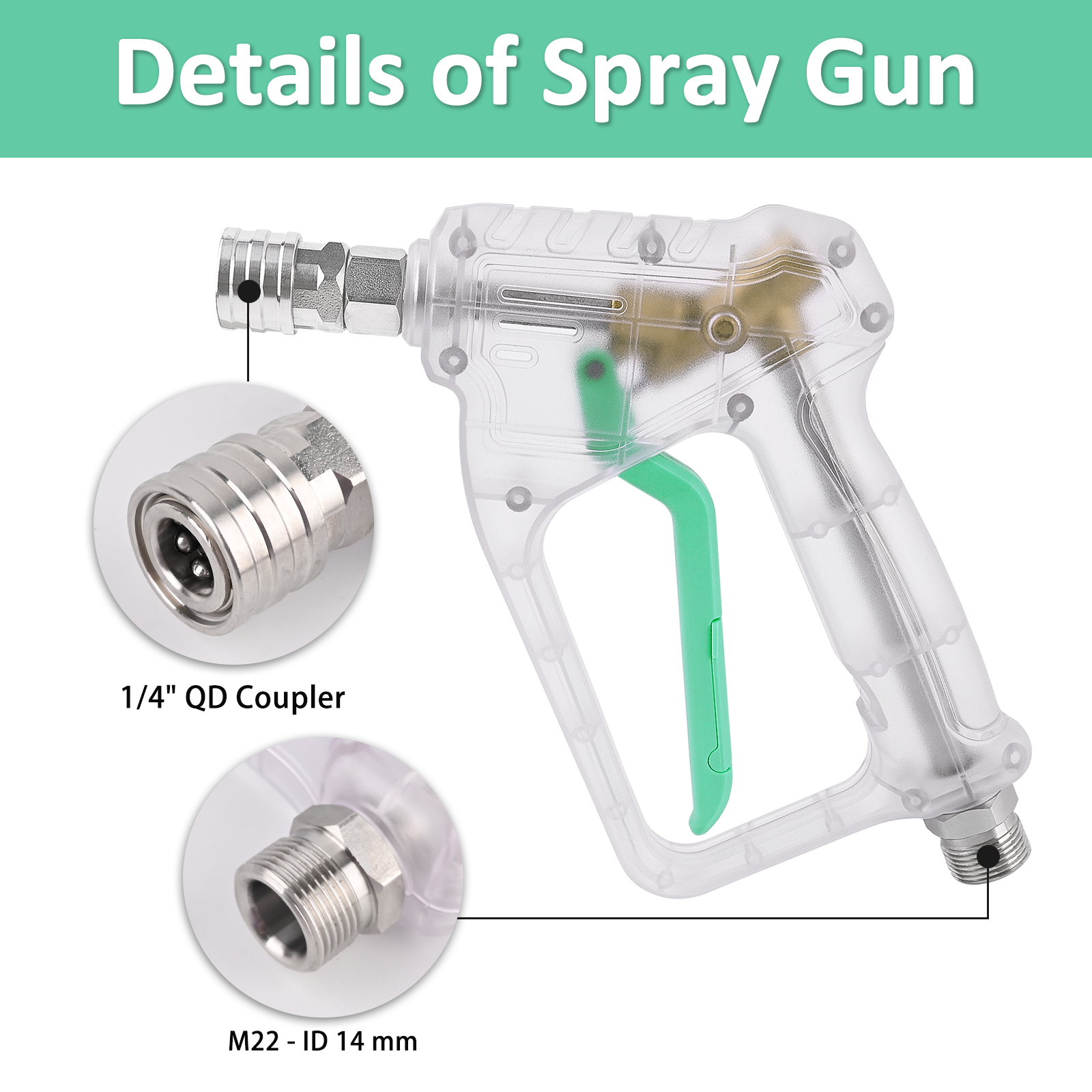Pressure Washer Gun Kit - Conv - Laser Nozzle Ceramic 리뷰 및 가격